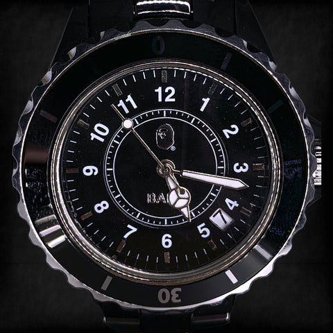 BAPE | BAPEX “J12” Style Watch (Black)