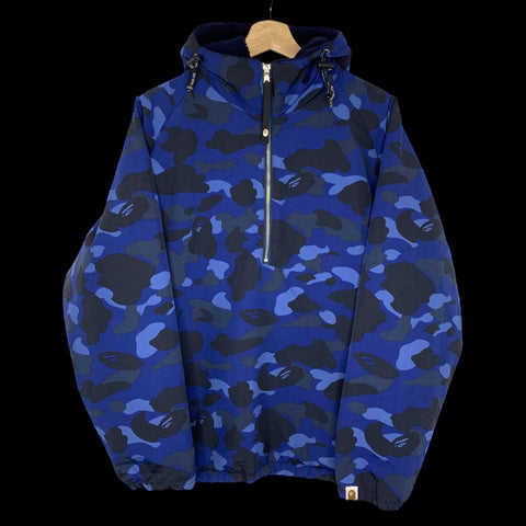 BAPE | OG Color Camo Fleece Lined Anorak (Blue) | M