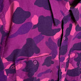 BAPE | OG Color Camo Button-Down Shirt (Purple) | L