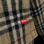 STUSSY | OG “Burberry” Hooded Wool Jacket | L