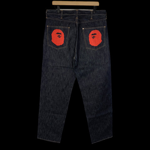 BAPE | OG Ape Head Raw Denim Jeans | XL