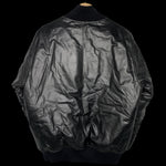 BAPE | Jacquard Camo Lined Leather Bomber Jacket (Black) | M