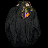 BAPE | Jacquard Camo Shark Full-Zip Bomber Jacket (Black) | L