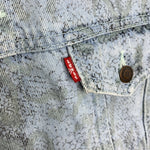 SUPREME x LEVIS | ‘17 Snakeskin Trucker Jacket (Blue) | L