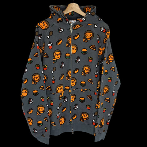 BAPE | OG Baby Milo Junk Food Hoodie (Gray) | XL