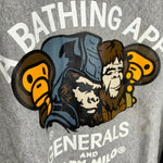 BAPE | Milo Generals Crewneck Sweatshirt #2 | L