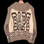 BAPE | OG Ape Head Cowichan Wool Jacket (Tan) | M