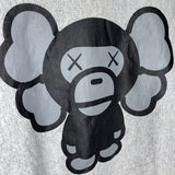 BAPE x KAWS | Baby Milo Pullover Hoodie (Gray/Black) | M