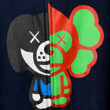 BAPE x KAWS | Baby Milo/Dog Full Zip Hoodie (Navy) | L