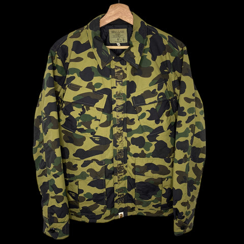 BAPE | 1st Camo Nylon Squadron Jacket (Green) | L