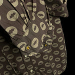 BAPE | OG Bat Print Button-Down Shirt (Brown) | M