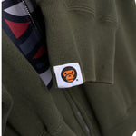 BAPE x KAWS | Bendy Milo Full-Zip Hoodie (Olive) | M