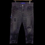 DENIM BY VANQUISH & FRAGMENT | Distressed Corduroy Wide Straight Pants | 32