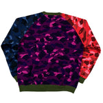 [DS!] BAPE | OG Crazy Color Camo Crewneck Sweatshirt | XL