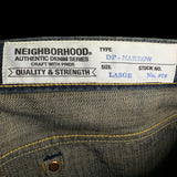 NEIGHBORHOOD | DP Narrow “Metal Savage” Selvedge Denim | L (~34-36)