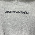 BAPE x KAWS | Baby Milo Pullover Hoodie (Gray/Orange) | L