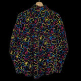 BAPE | OG Neon Camo Long Sleeve Button-Down Shirt | L