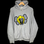 BAPE x KAWS | Baby Milo Soldier Full Zip Hoodie (Gray) | M