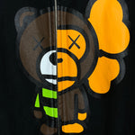 BAPE x KAWS | Baby Milo/Bear Full Zip Hoodie (Black) | M