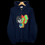 BAPE x KAWS | Baby Milo/Dog Full Zip Hoodie (Navy) | L