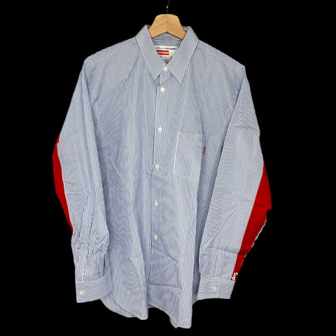 SUPREME x CDG | Button Down Shirt (Red) | M (Fits L)