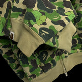 BAPE x KAWS | OG ABC Bendy Camo Full-Zip Hoodie (Green) | M