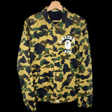 BAPE | OG 1st Camo College Logo Coach Jacket | M