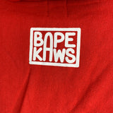 BAPE x KAWS | Baby Milo/Dog Full Zip Hoodie (Red)