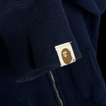 BAPE | Jekyll & Hyde Thermal Full-Zip Hoodie (Navy) | L