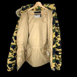 BAPE | OG Fur-Hooded 1st Camo Down Jacket (Yellow) | M