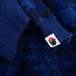 BAPE | Flame Camo Zip Hoodie (Blue) | L