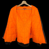 SUPREME | ‘19 Spider Web Quilted Bomber Jacket (Orange) | L