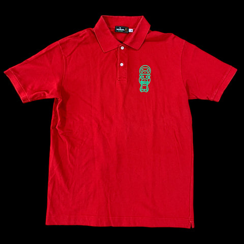 BAPE | OG Baby Milo Polo Shirt (Red/Green) | XL