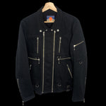 BLACKMEANS | Multi-Zip Riders Jacket (Black) | 4(XL)