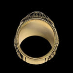 BAPE | OG Ape Head College Ring (Gold) | JP17 (US 8 1/4)