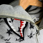 BAPE | Stas & Stripes Full Zip Shark Hoodie | 2XL