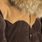 BAPE | OG Fur-Collared Corduroy Down Jacket | L