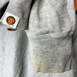 BAPE x KAWS | Baby Milo Pullover Hoodie (Gray/Orange) | L