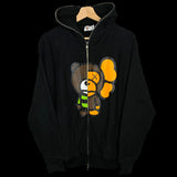 BAPE x KAWS | Baby Milo/Bear Full Zip Hoodie (Black) | M