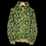 BAPE x KAWS | OG ABC Bendy Camo Full-Zip Hoodie (Green) | M