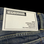 NEIGHBORHOOD | DP Narrow “Metal Savage” Selvedge Denim | L (~34-36)