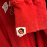 BAPE | BABY LISA Full-Zip Hoodie (Red) | XL