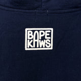 BAPE x KAWS | Baby Milo/Elephant Full Zip Hoodie (Navy) [#1] | M