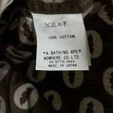 BAPE | OG Bat Print Button-Down Shirt (Brown) | M