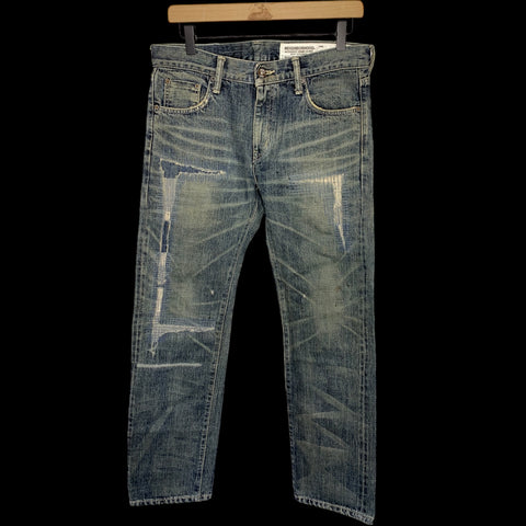 NEIGHBORHOOD | ‘12 Rivet Savage Narrow Selvedge Denim | S (~31)