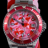 BAPE | BAPEX 2006 ABC Camo Type-1 Watch (Pink)