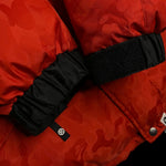 BAPE | Jacquard Camo Gore Dryloft Down Jacket (Red/Black) | L