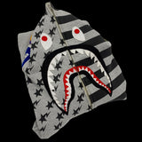 BAPE | Stas & Stripes Full Zip Shark Hoodie | 2XL