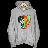 BAPE x KAWS | Baby Milo/Dog Full Zip Hoodie (Gray) | M