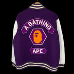 BAPE | OG Busy Works Varsity Jacket (Purple) | XL